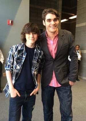  Chandler with Breaking Bad's RJ Mitte