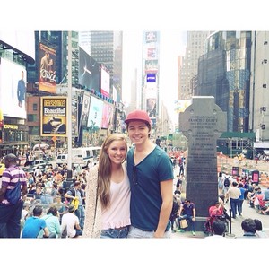 Damian and his girlfriend in New York