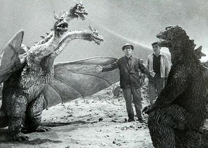 Directing Godzilla and King Ghidorah