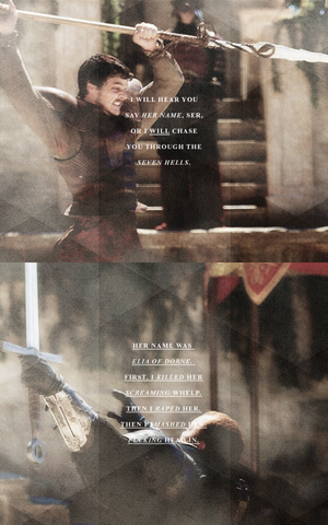  Oberyn Martell & Gregor Clegane