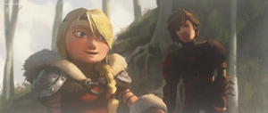  Hiccup and Astrid - concept art