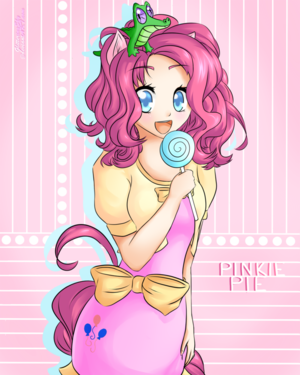  Human Pinkie Pie and Gummy