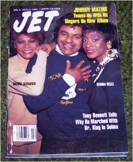  Johnny Mathis, Dionne Warwick And Regina Belle On The Cover Of JET Magazine