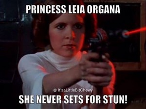  Leia is a Sharp Shooter