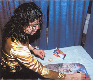  Michael Working On A Drawing