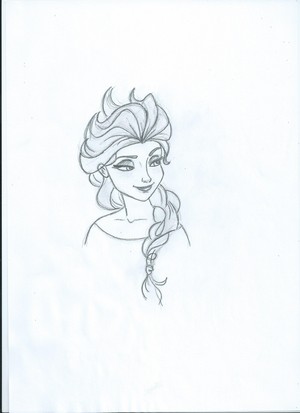  My Elsa drawing