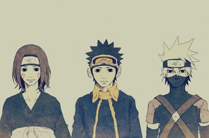  Obito, Rin and Какаси