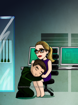 Oliver and Felicity Fan Art