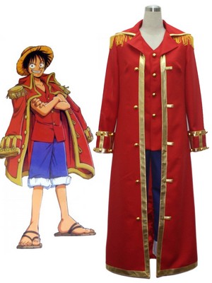  One Piece Monkey·D·Luffy Captain cosplay uniform costume