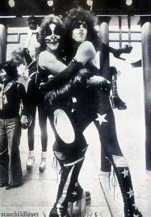  Paul Stanley and Peter Criss