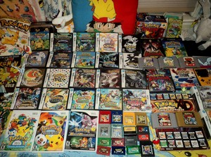 Pokemon video game collection 