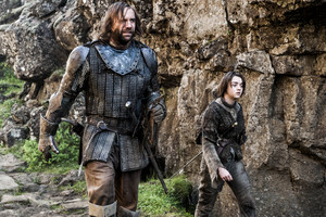  Sandor Clegane and Arya Stark