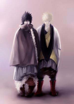  Sasuke Uchiha and নারুত Uzumaki