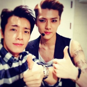  Sehun with Donghae