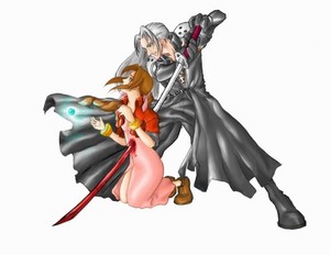  Sephiroth and Aerith