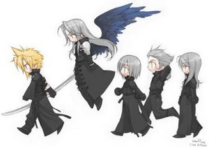 Sephiroth and crew