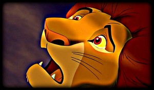  Simba looking at this father's spirit