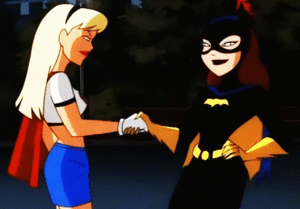 Supergirl and Batgirl