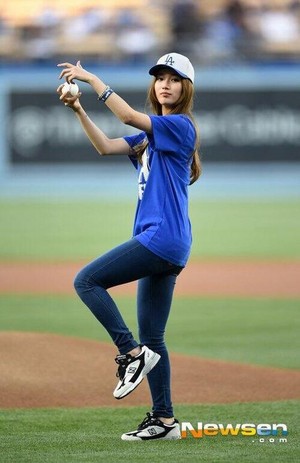  Suzy at Los Angeles Dodgers Stadium