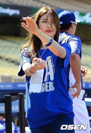  Suzy at Los Angeles Dodgers Stadium