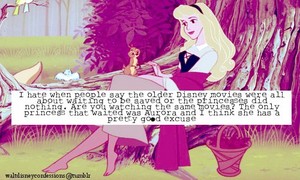  The Classic/older princesses weren't damsels who "waited for a man"