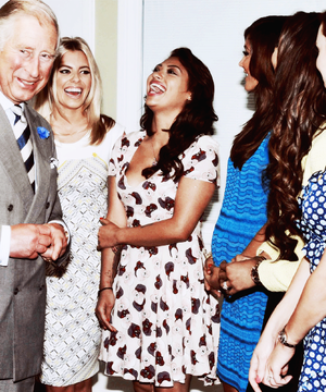  The Saturdays and ThePrince Charles
