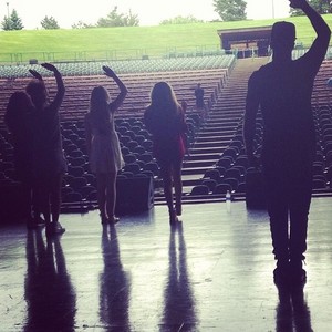  The girls at soundcheck today in Detroit