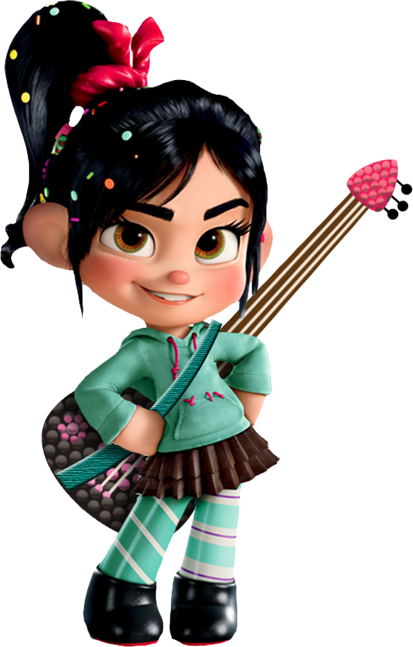 Vanellope and her Guitar