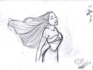  Walt Disney Sketches - Pocahontas