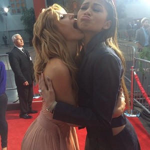  Zendaya and Bella Thorne at the “Blended” premiere in LA (May 21st)