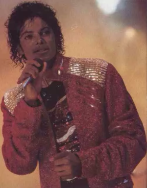  michael on stage