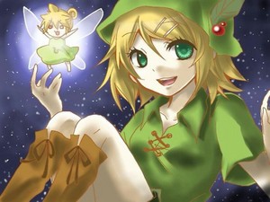  peter pan and vocaloid attraversare, croce over >:33