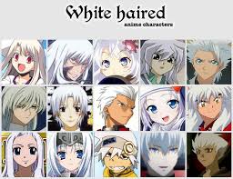  white haired 日本动漫 charcaters
