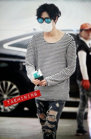  140621 Taemin at Incheon Airport (to Indonesia)