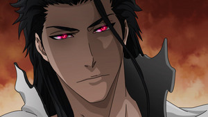  Aizen with the Sharingon