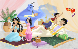  Aladdin And Family