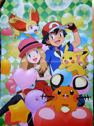  Amourshipping along with Fennekin, Pikachu, and Dedenne
