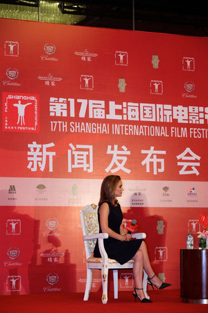  Attending a press conference at Crowne Plaza Hotel during the 17th Shanghai International Film Festi