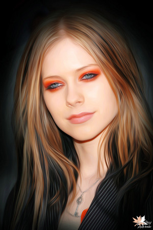  Avril Lavigne painting
