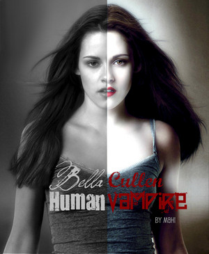  Bella हंस human and Bella Cullen vampire