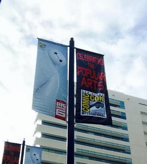  Big Hero 6 banner outside the San Diego Comic Con
