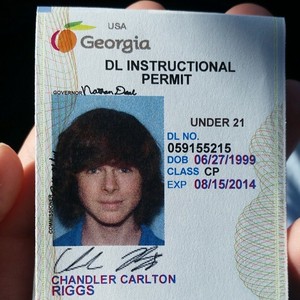  Chandler got his permit!!!! :D