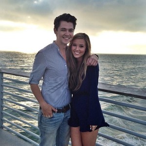  Damian and his girlfriend Anna on her birthday