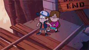 Dipper and Mabel gif