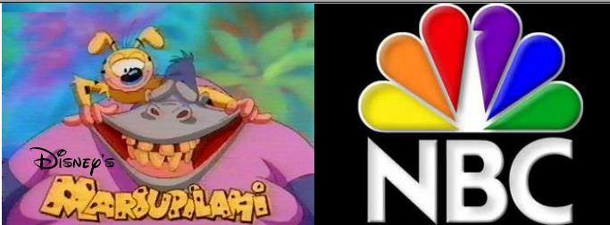 Disney's Marsupilami title with NBC logo