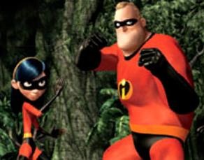  Father and daughter, Bob (mr. Incredible) and Violet. Happy Father's Day!