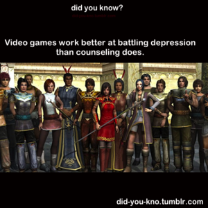  Fight Depression with Gaming