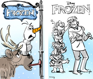  Frozen Posters Concept Art