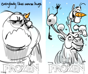  Frozen - Uma Aventura Congelante Posters Concept Art