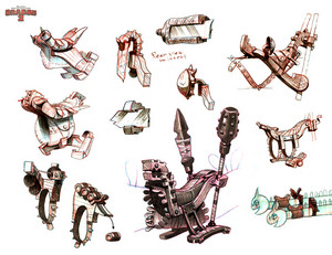  HTTYD 2 - Saddle designs for the twins